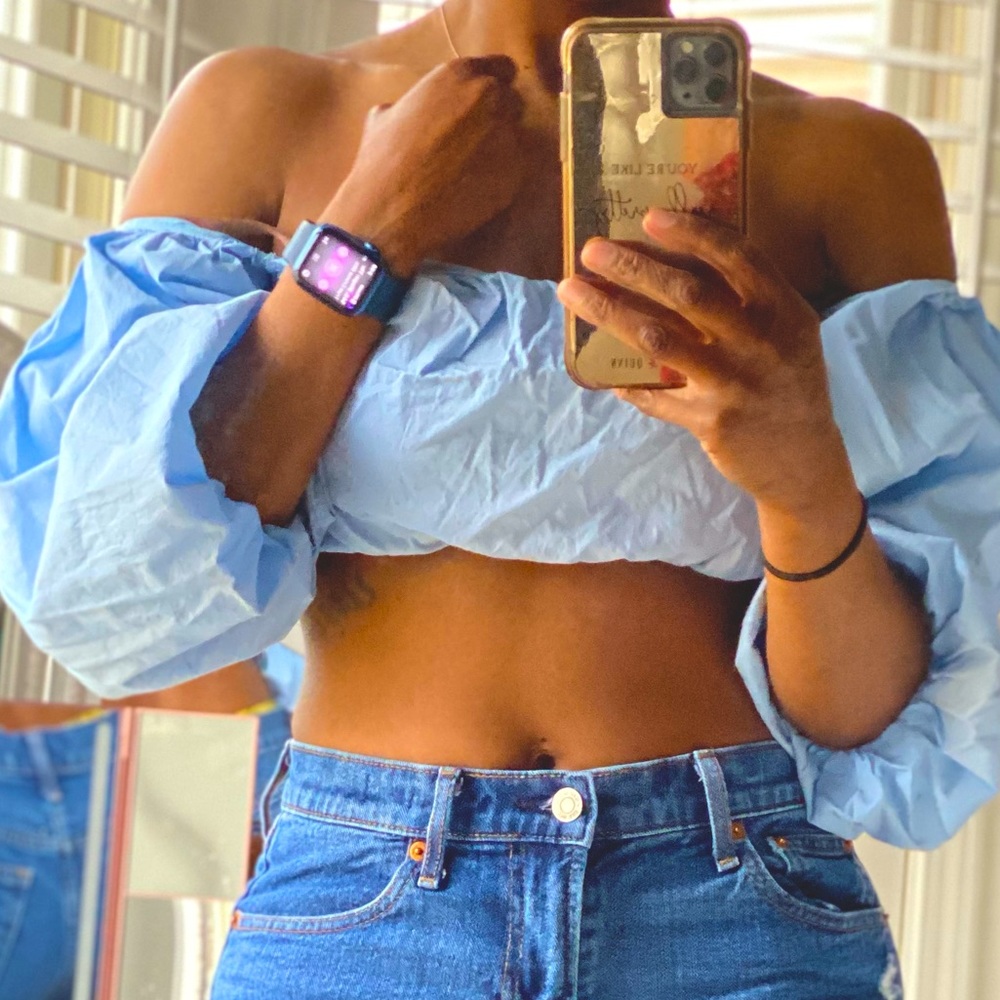 Fashion Nova Puff Sleeve Top